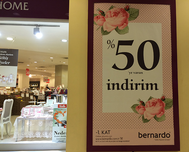 Sezon indirimleri başladı 6 bernardo