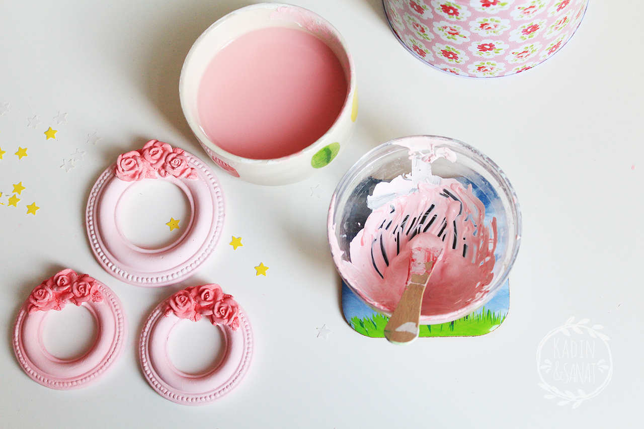 {DIY} Polyester Çerçeve Boyama 4 polyester çerçeve boyama