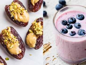 Badem, ceviz, kuru kayısı ve taze meyvelerle hazırlanmış sağlıklı şekersiz atıştırmalık tabağı.